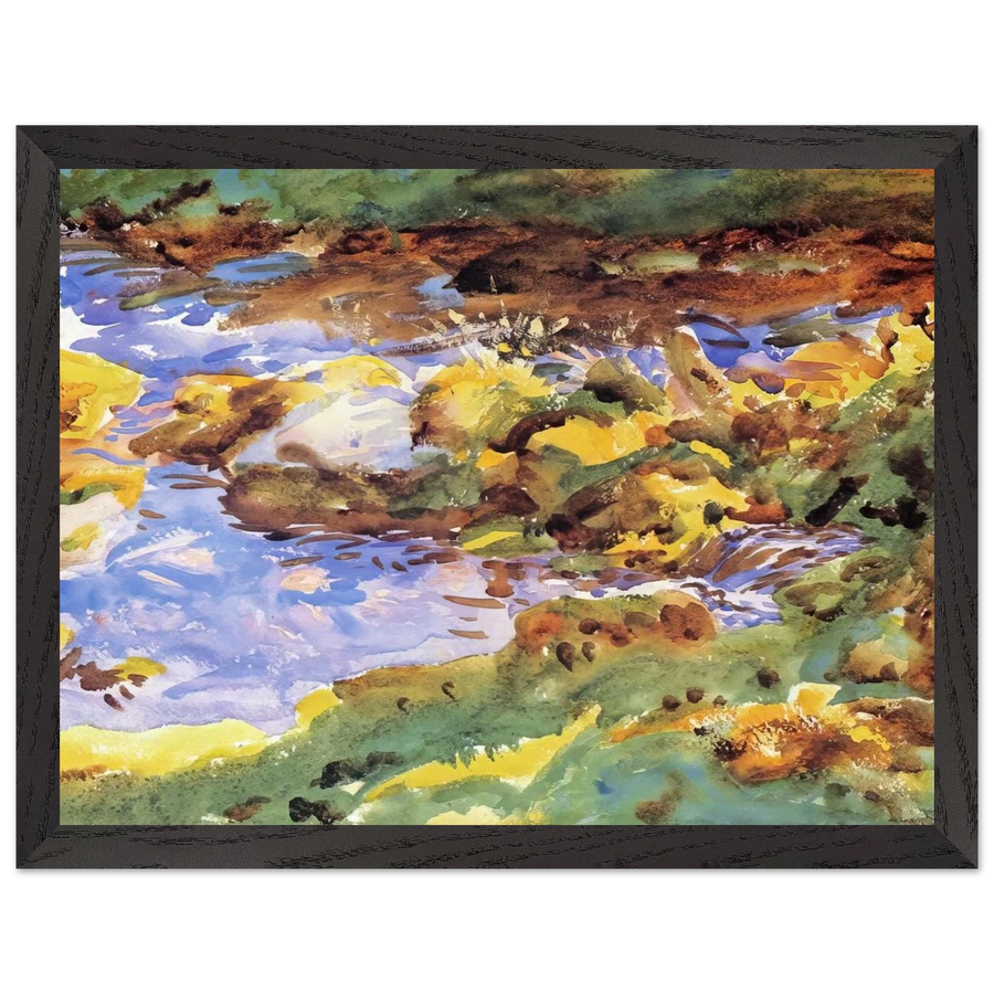 The Alps Val D'Aosta, Purtud by John Singer Sargent — Framed art print at Zephyeer