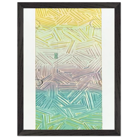 USUYUKI ULAE 211 by Jasper Johns — Framed art print at Zephyeer