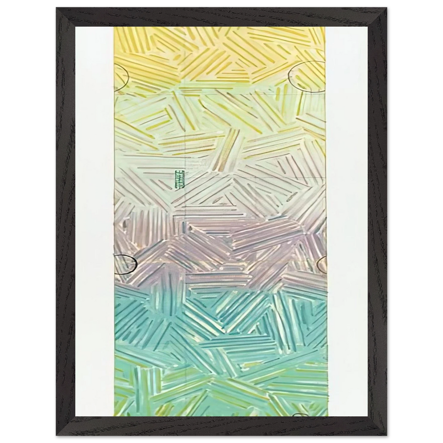 USUYUKI ULAE 211 by Jasper Johns — Framed art print at Zephyeer