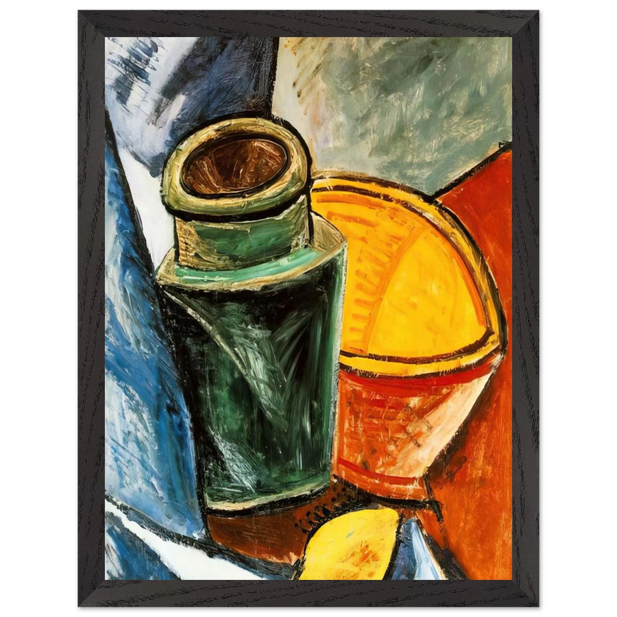 Still life with lemons by Pablo Picasso — Framed art print at Zephyeer