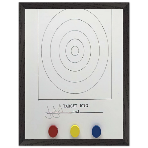 TARGET ULAE 89 by Jasper Johns — Framed art print at Zephyeer