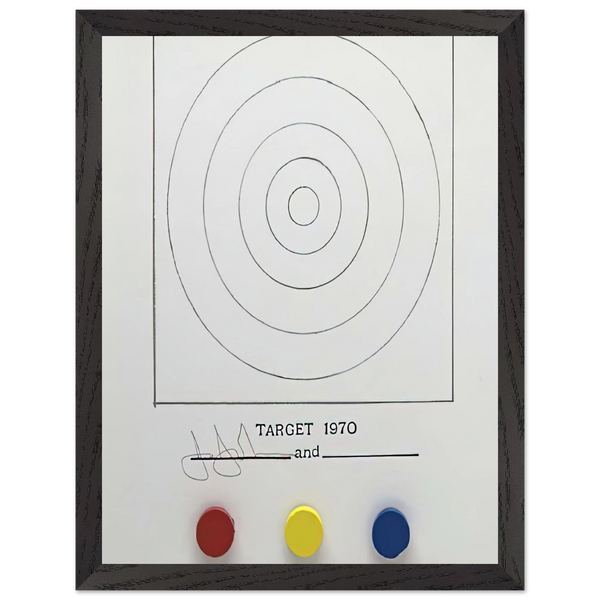 TARGET ULAE 89 by Jasper Johns — Framed art print at Zephyeer