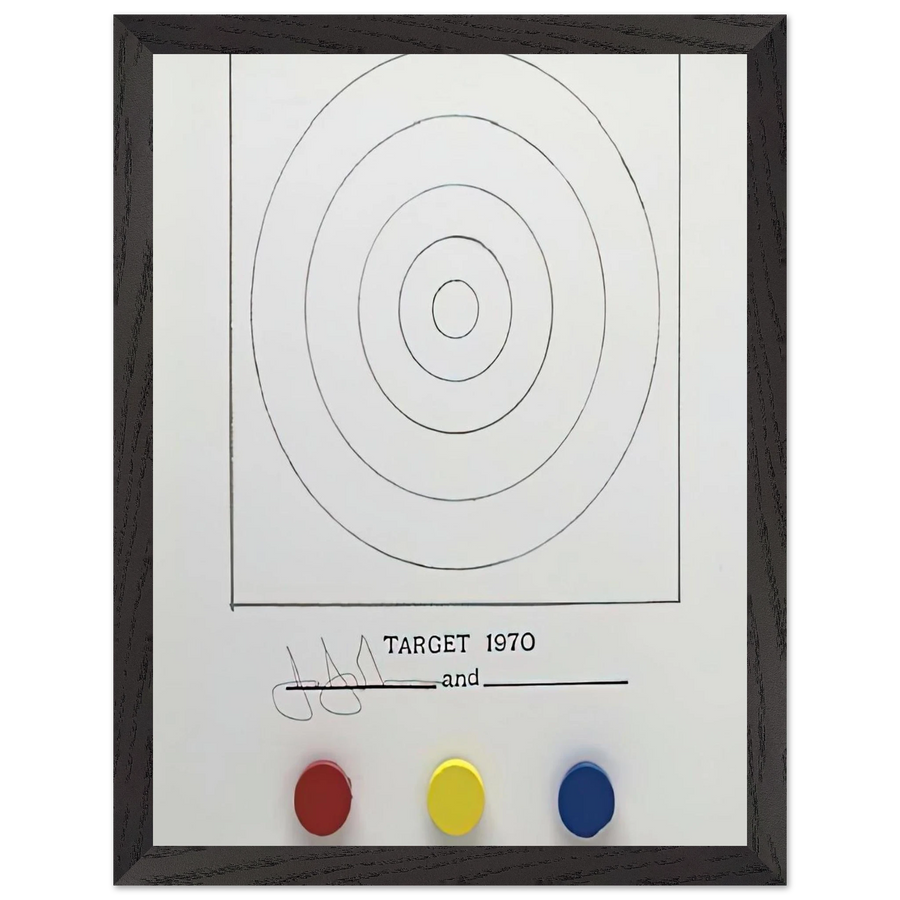 TARGET ULAE 89 by Jasper Johns — Framed art print at Zephyeer