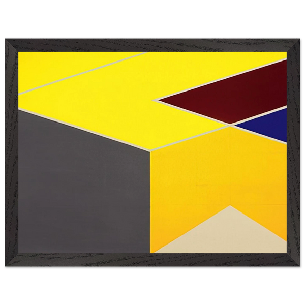 Diamond Cut Series - 1966 by Larry Zox — Framed art print at Zephyeer