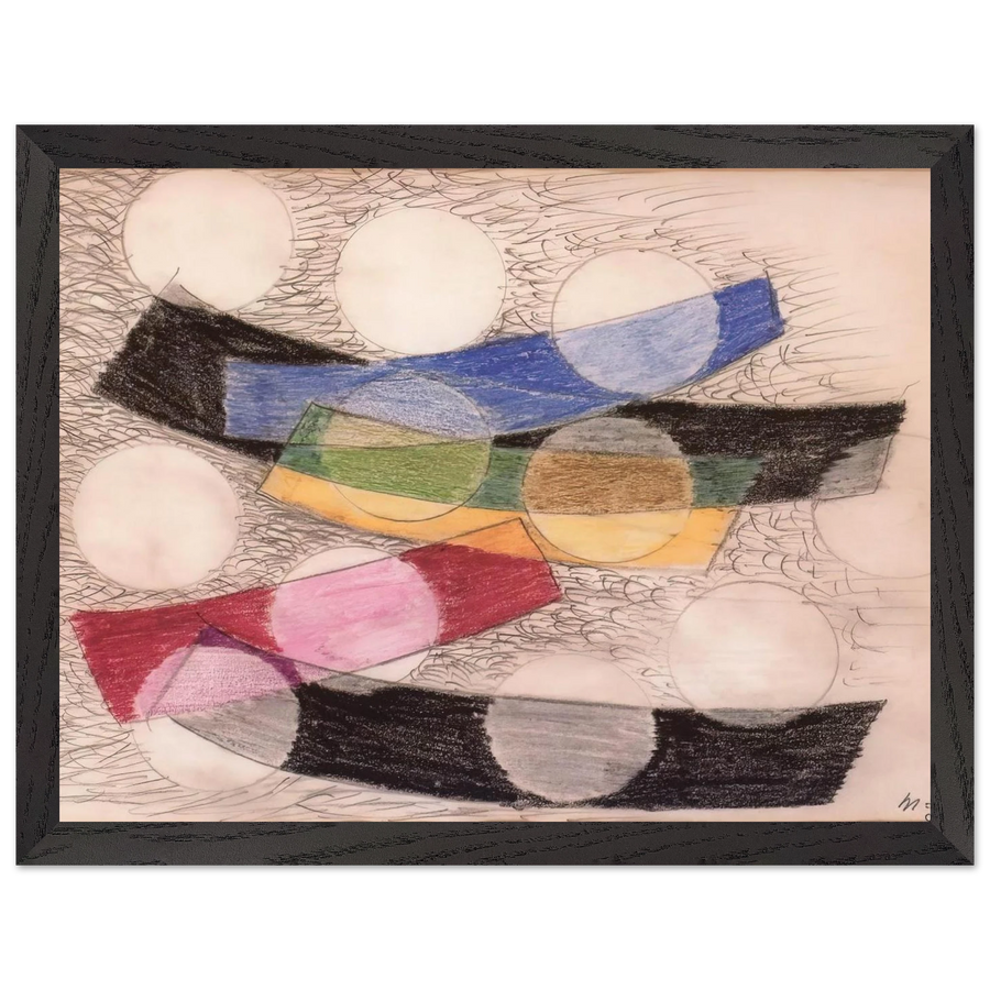 Floating Forms by Laszlo Moholy-Nagy — Framed art print at Zephyeer