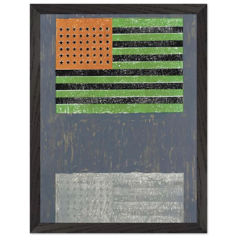 FLAGS ULAE 42 by Jasper Johns — Framed art print at Zephyeer