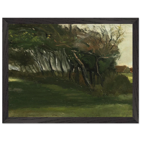 Landscape with windswept trees by Vincent van Gogh — Framed art print at Zephyeer