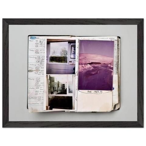 1994 Notebook  Diary detail - 1994 by Dieter Roth — Framed art print at Zephyeer