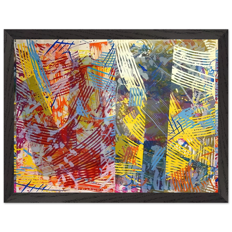 Pretty Boxes by Sam Gilliam — Framed art print at Zephyeer
