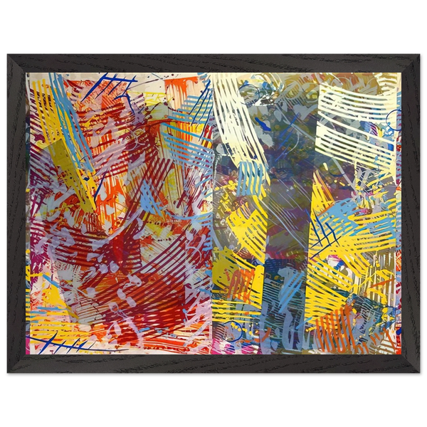 Pretty Boxes by Sam Gilliam — Framed art print at Zephyeer