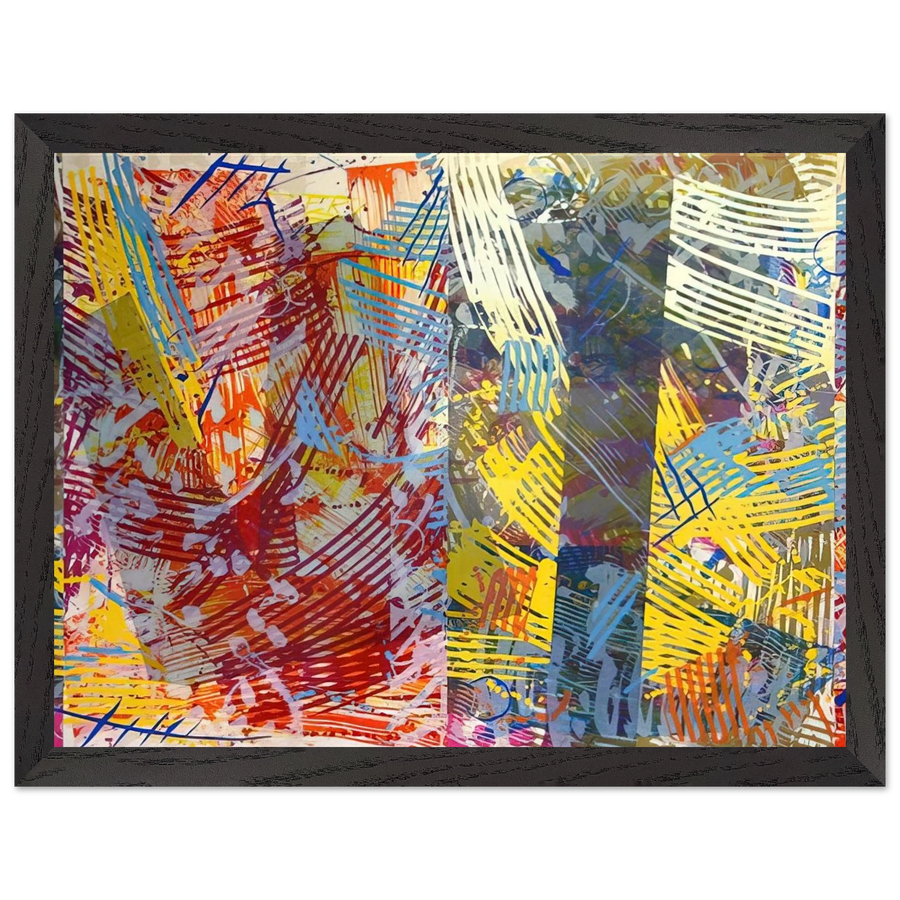 Pretty Boxes by Sam Gilliam — Framed art print at Zephyeer