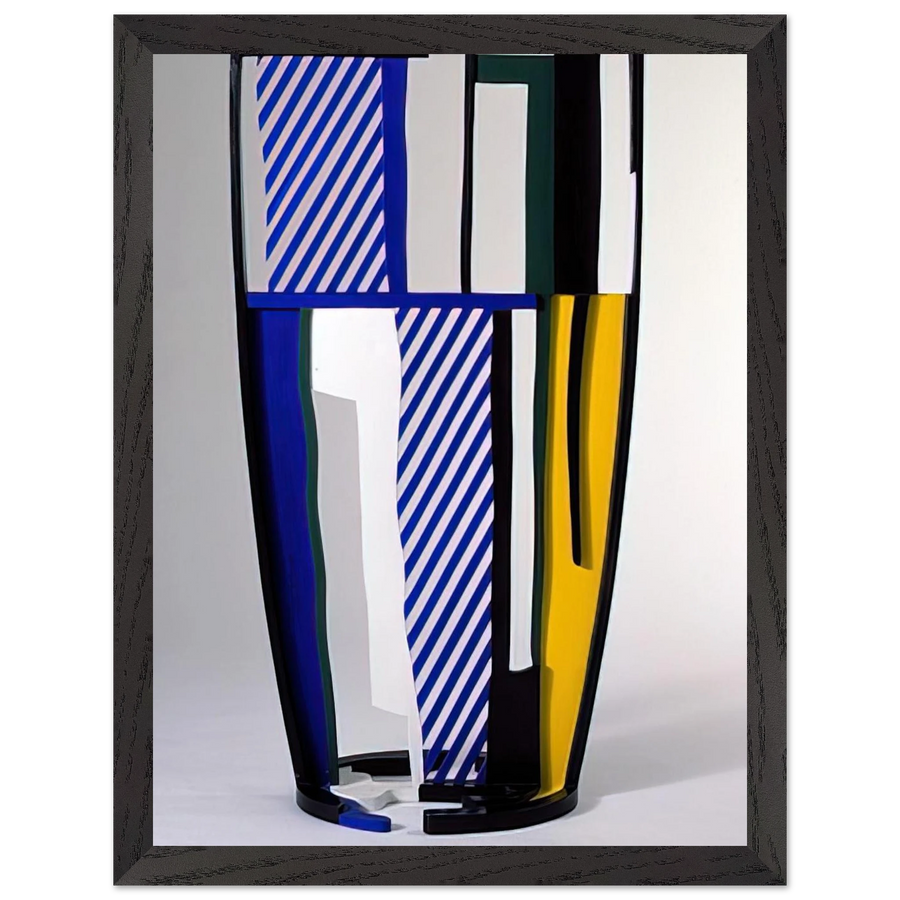 GLASS IV 1977 by Roy Lichtenstein — Framed art print at Zephyeer