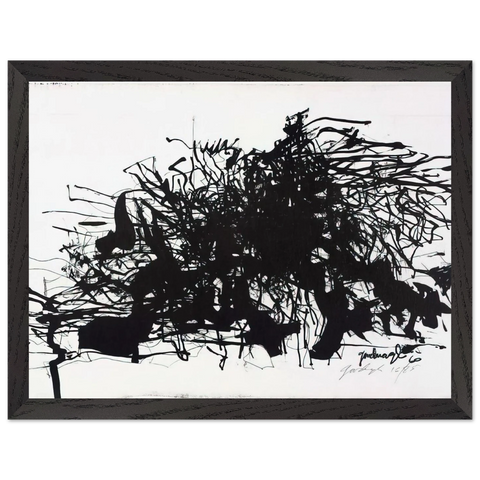 Nomads - 1960 by Robert Goodnough — Framed art print at Zephyeer