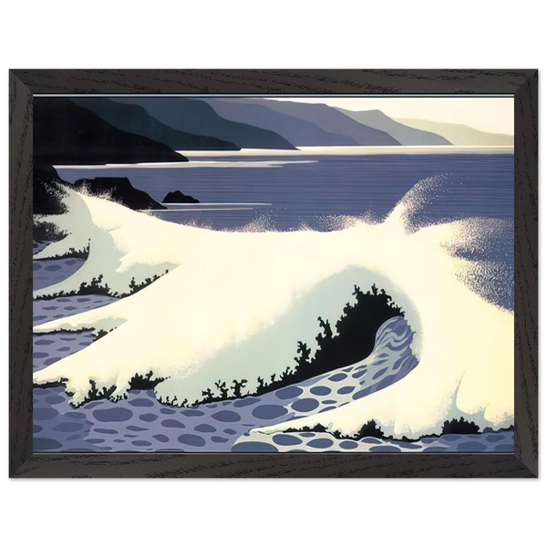 The White Wave by Eyvind Earle — Framed art print at Zephyeer