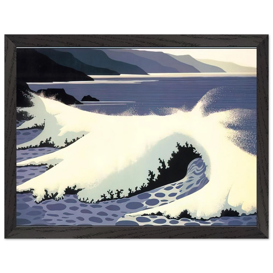 The White Wave by Eyvind Earle — Framed art print at Zephyeer