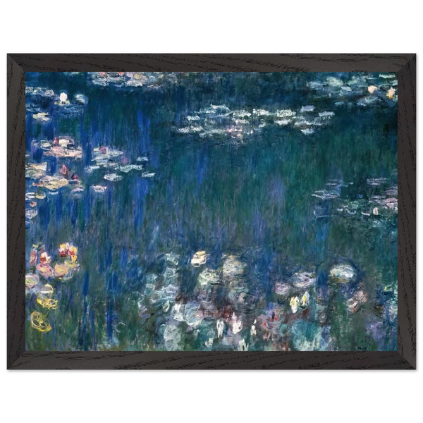 Water Lilies, Green Harmony by Claude Monet — Framed art print at Zephyeer
