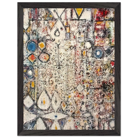 White Gothic #3 by Richard Pousette-Dart — Framed art print at Zephyeer