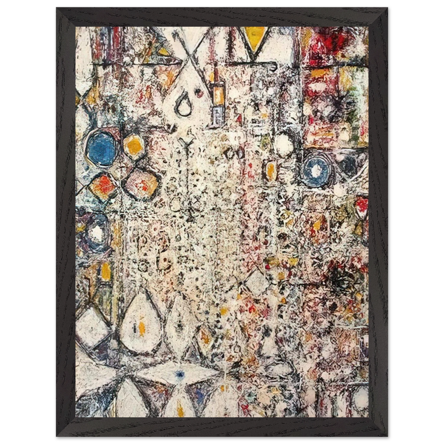 White Gothic #3 by Richard Pousette-Dart — Framed art print at Zephyeer