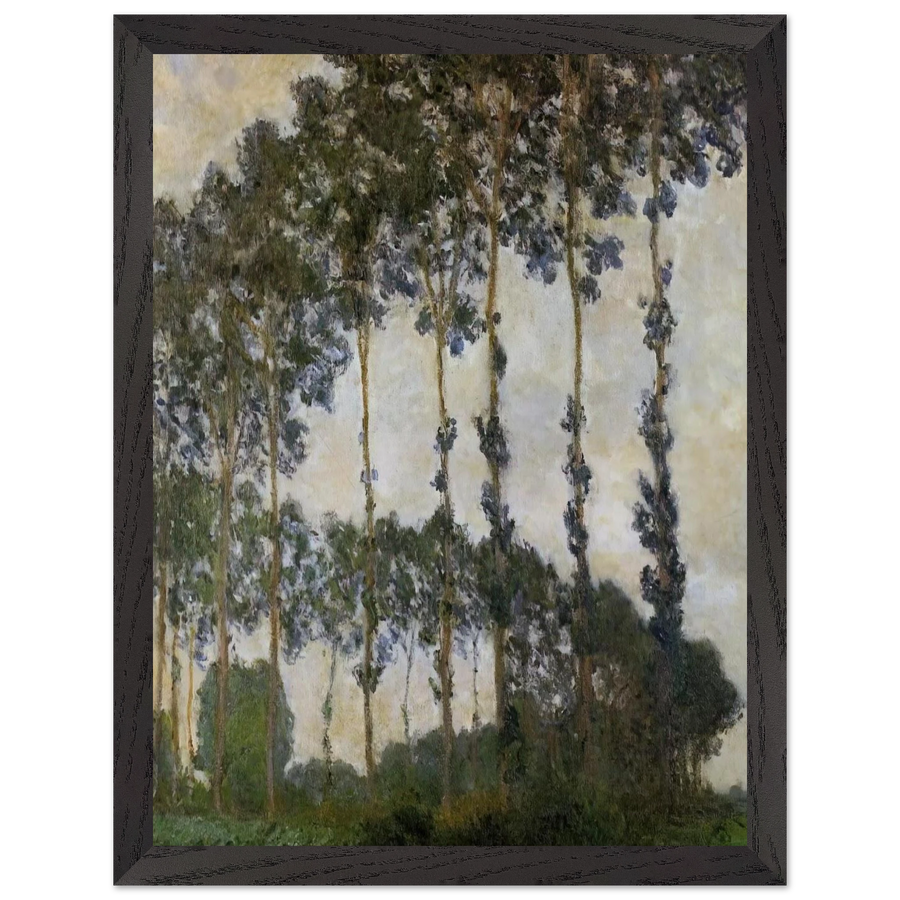 Poplars at Giverny by Claude Monet — Framed art print at Zephyeer