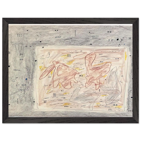 Eskimo Map - 1976 by Gene Davis — Framed art print at Zephyeer