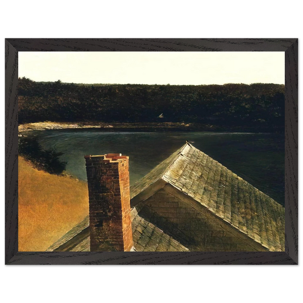 END OF OLSONS by Andrew Wyeth — Framed art print at Zephyeer