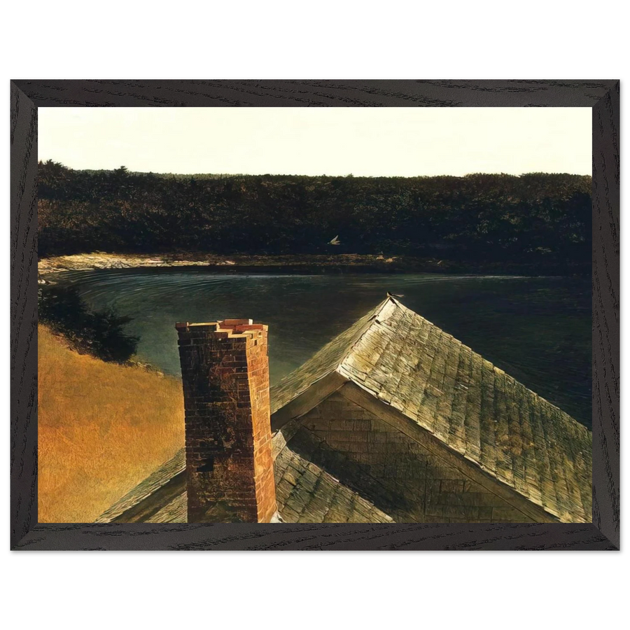 END OF OLSONS by Andrew Wyeth — Framed art print at Zephyeer