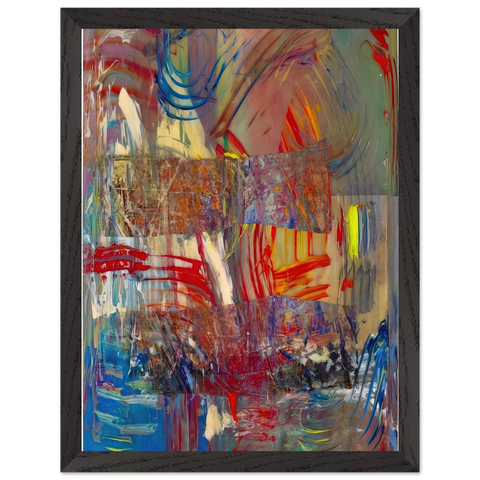 Horses Upside Down by Sam Gilliam — Framed art print at Zephyeer