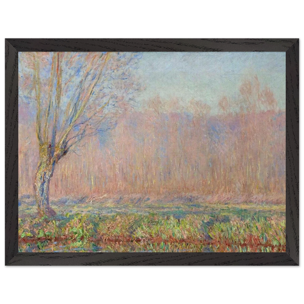 The Willows by Claude Monet — Framed art print at Zephyeer