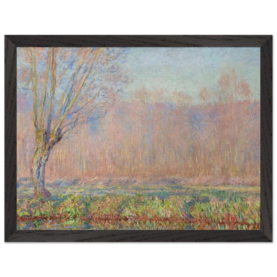 The Willows by Claude Monet — Framed art print at Zephyeer