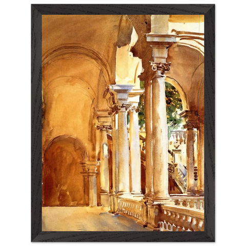 Genoa, the University by John Singer Sargent — Framed art print at Zephyeer