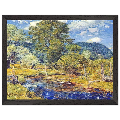 Bedford Hills by Childe Hassam — Framed art print at Zephyeer