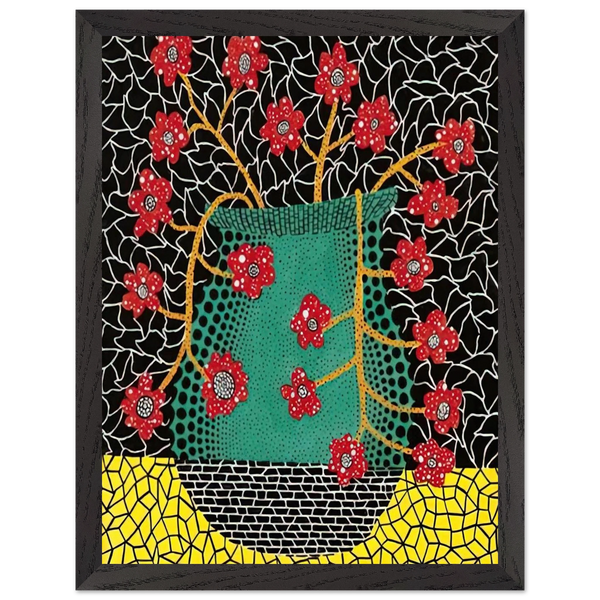 FLOWERS 1983 by Yayoi Kusama — Framed art print at Zephyeer