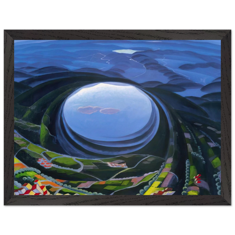Primavera Umbria - 1923 by Gerardo Dottori — Framed art print at Zephyeer