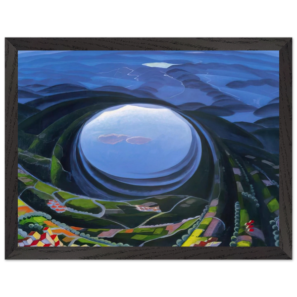 Primavera Umbria - 1923 by Gerardo Dottori — Framed art print at Zephyeer