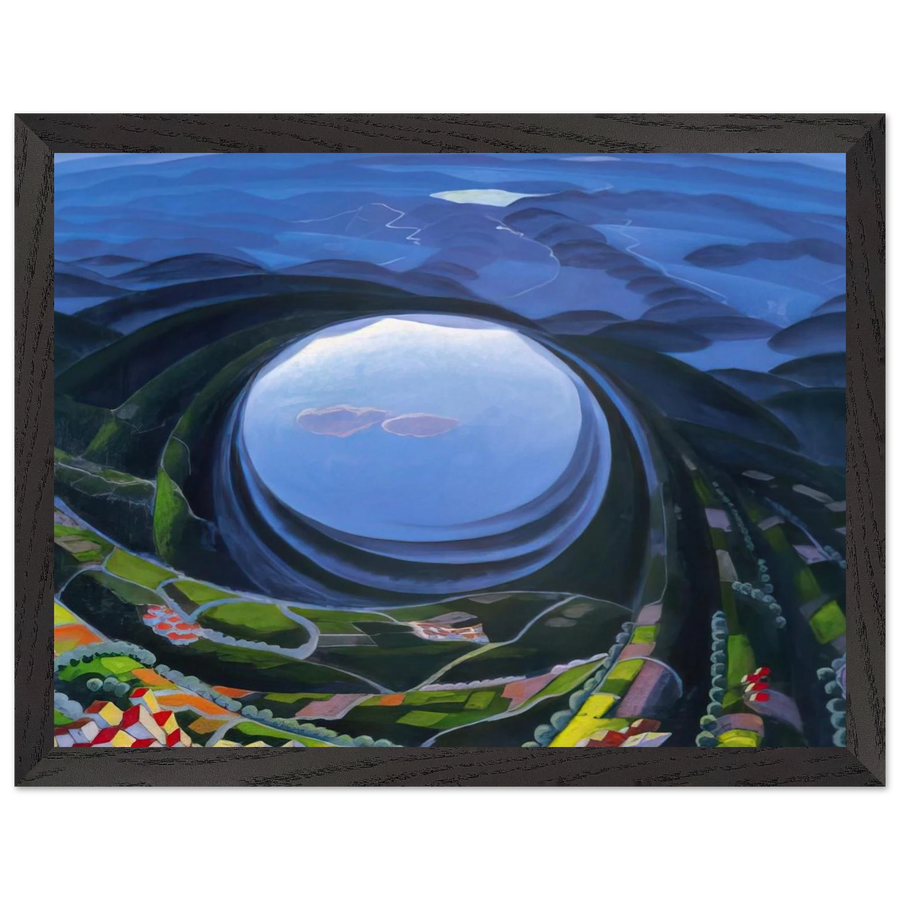Primavera Umbria - 1923 by Gerardo Dottori — Framed art print at Zephyeer