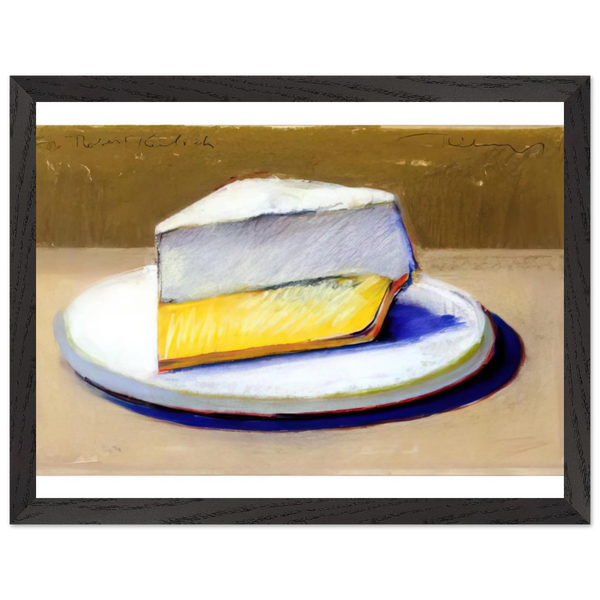 Lemon Meringue Pie - 1964 by Wayne Thiebaud — Framed art print at Zephyeer