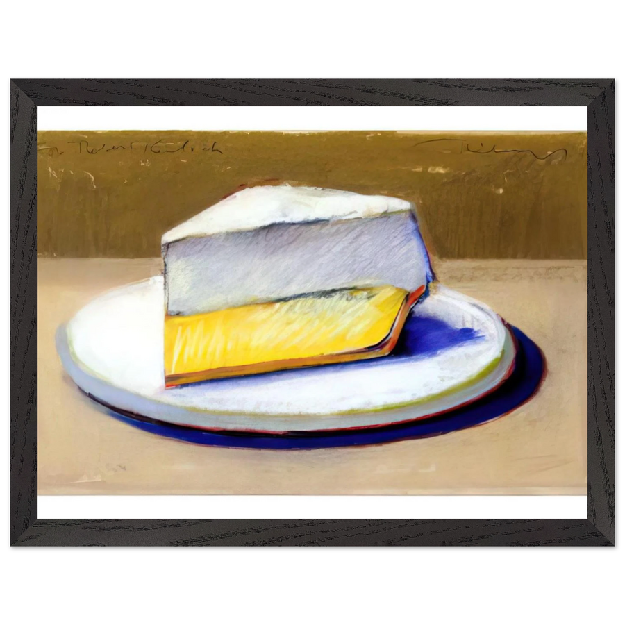 Lemon Meringue Pie - 1964 by Wayne Thiebaud — Framed art print at Zephyeer