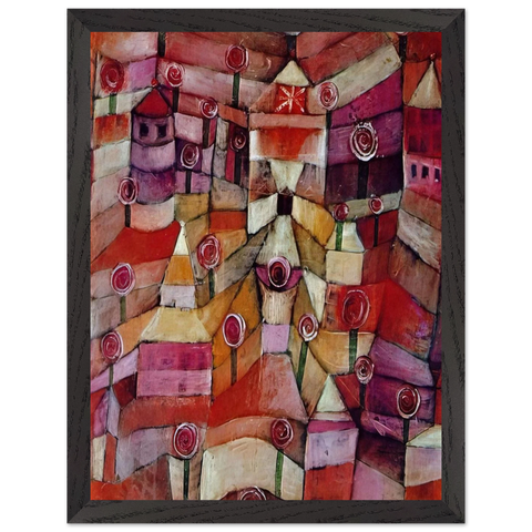 ROSE GARDEN 1920 by Paul Klee — Framed art print at Zephyeer