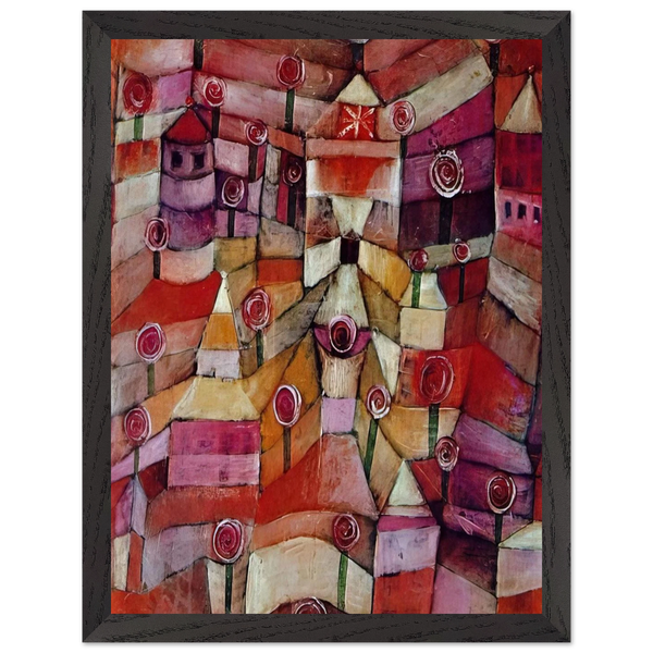 ROSE GARDEN 1920 by Paul Klee — Framed art print at Zephyeer