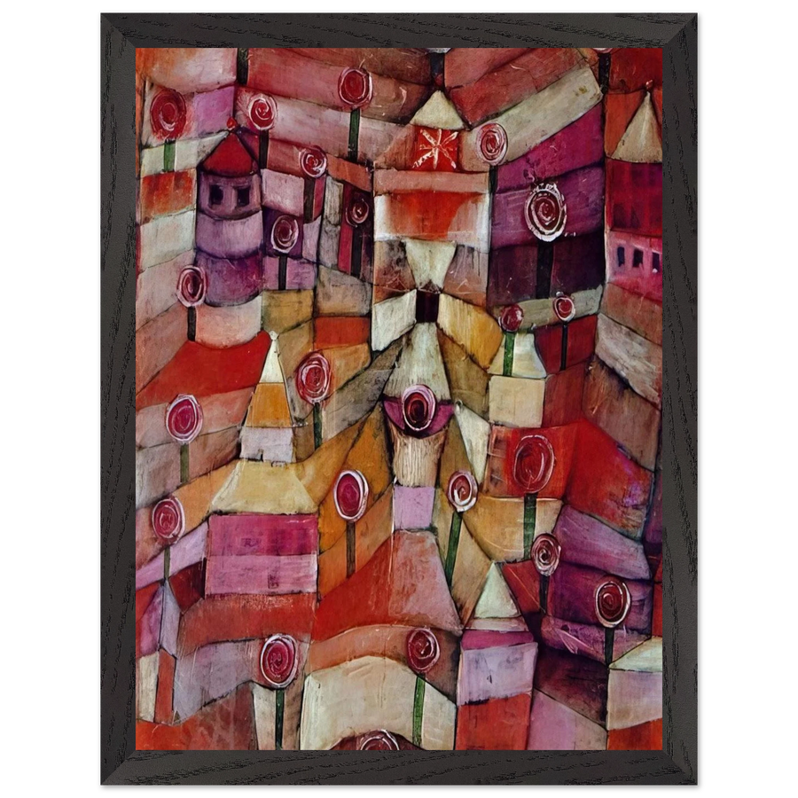 ROSE GARDEN 1920 by Paul Klee — Framed art print at Zephyeer