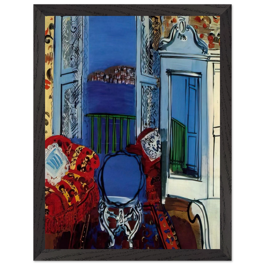 OPEN WINDOW 1928 by Raoul Dufy — Framed art print at Zephyeer