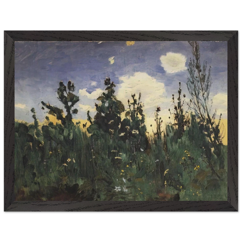 Wild grass by Arkhyp Kuindzhi — Framed art print at Zephyeer