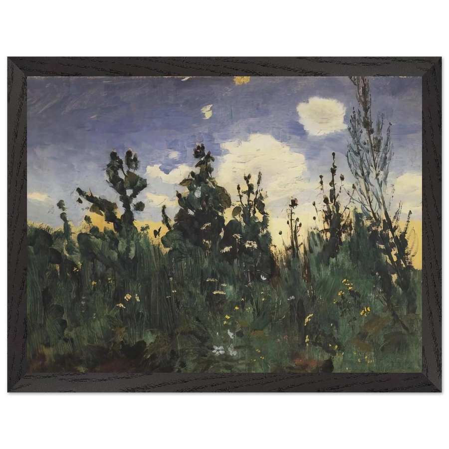 Wild grass by Arkhyp Kuindzhi — Framed art print at Zephyeer