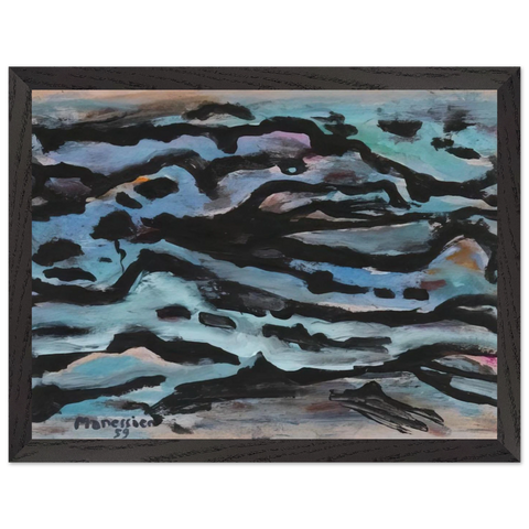 Composition - 1959 by Alfred Manessier — Framed art print at Zephyeer