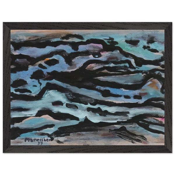 Composition - 1959 by Alfred Manessier — Framed art print at Zephyeer