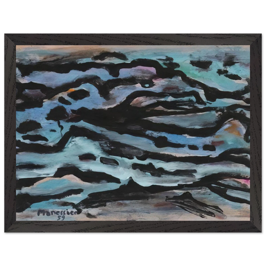 Composition - 1959 by Alfred Manessier — Framed art print at Zephyeer