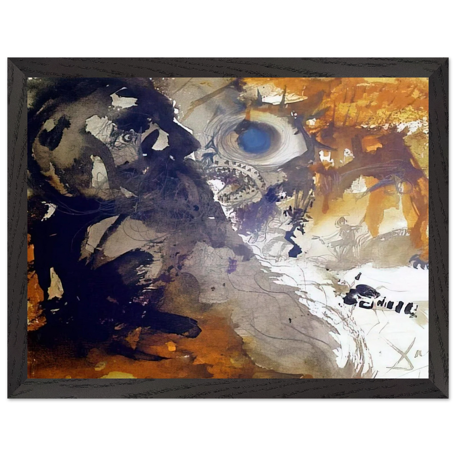 LEVIATHAN JOB 40 21 1967 by Salvador Dali — Framed art print at Zephyeer