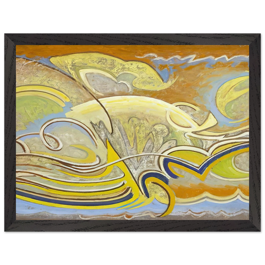 Abstraction 30 - 1955 by Lawren Harris — Framed art print at Zephyeer