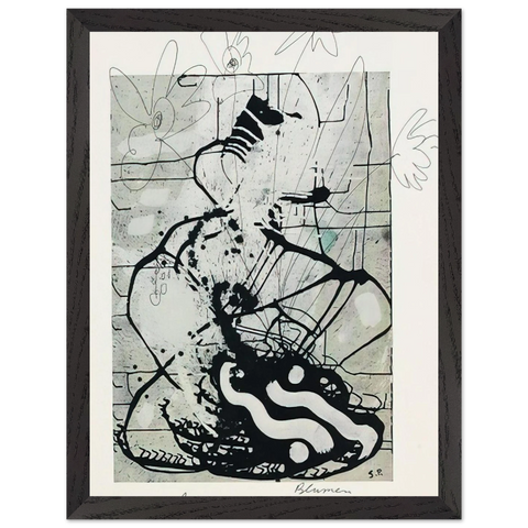 BLUMEN 1985 by Sigmar Polke — Framed art print at Zephyeer