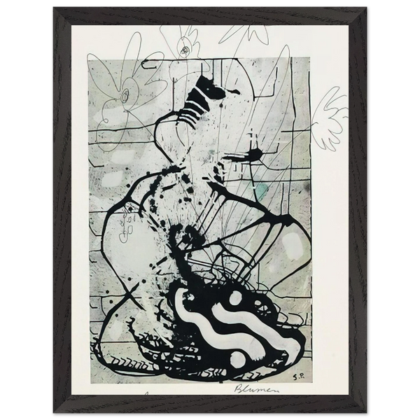 BLUMEN 1985 by Sigmar Polke — Framed art print at Zephyeer
